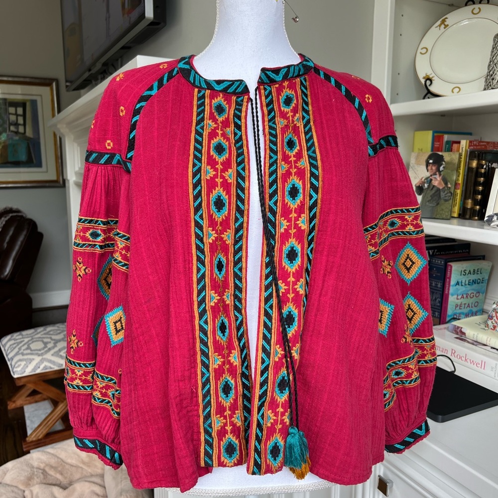 World Market Red Jacket